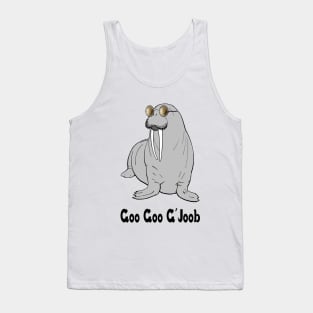 I am the Walrus button Tank Top